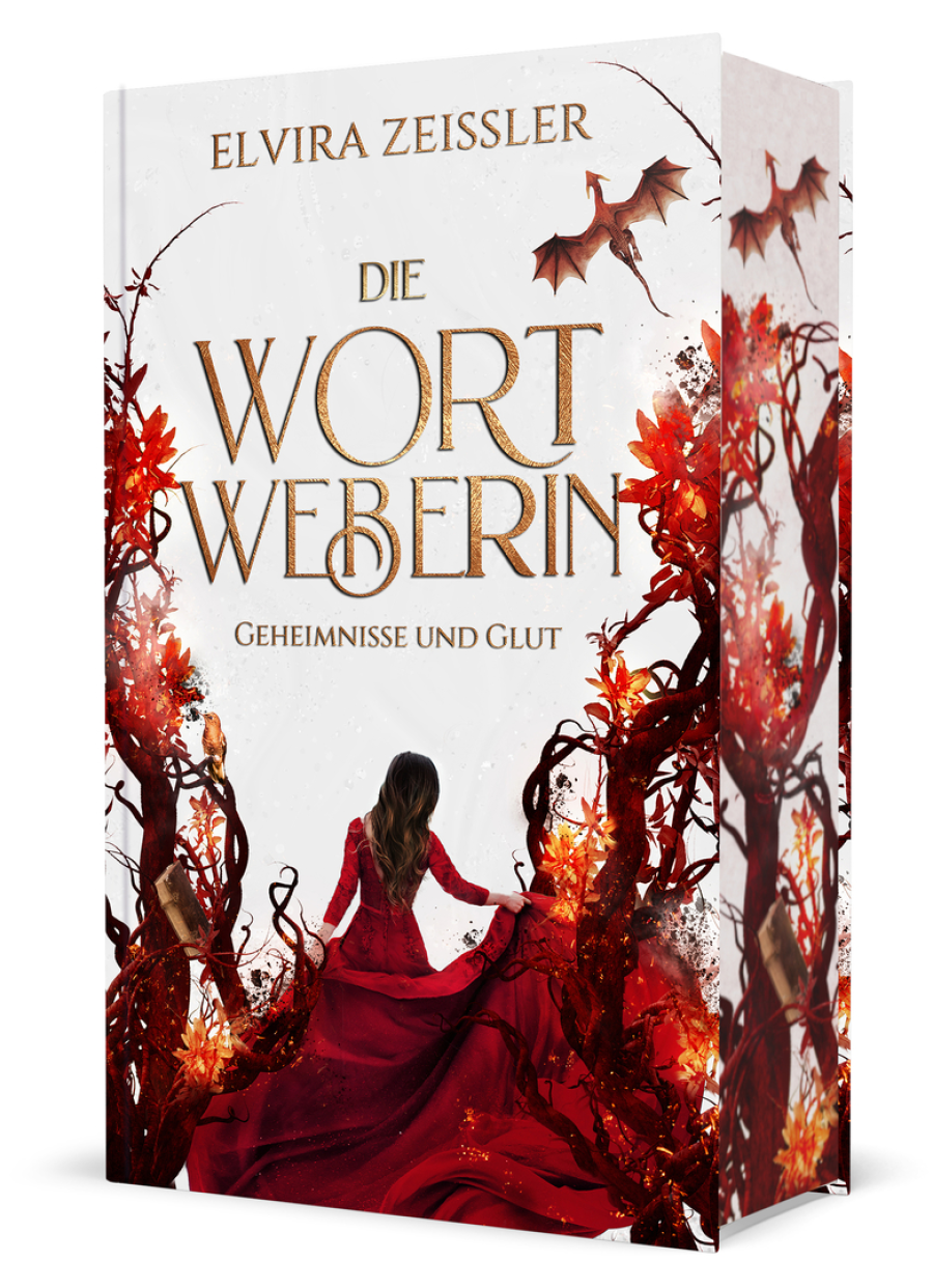 Cover Die Wortweberin: Geheimnisse und Glut